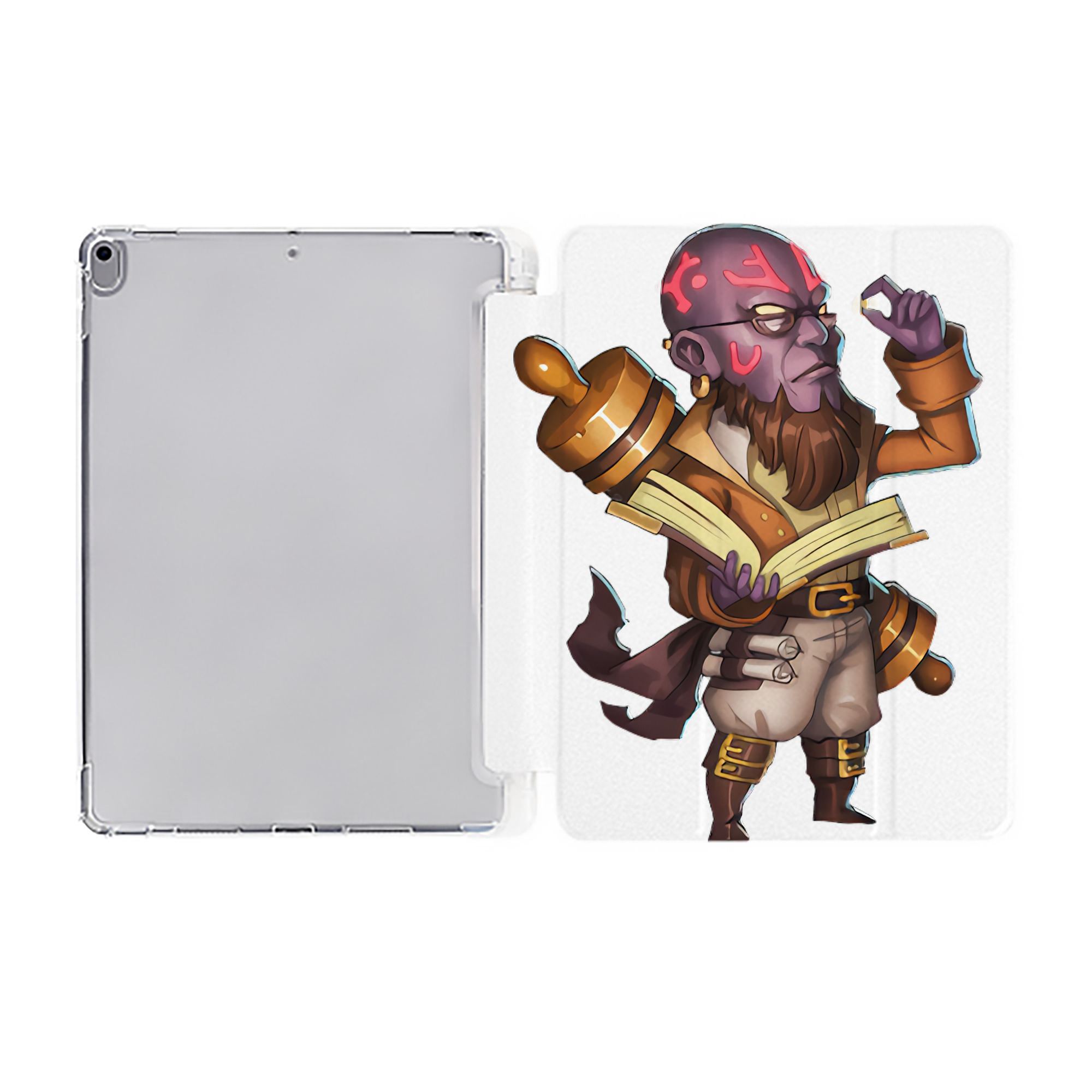 （画像用） リーグ・オブ・レジェンド League of Legends LOL IPad ケース ペン収納付き 三つ折りスタンド PUレザー×シリコン 対応機種9.5/10.5/10.9インチ